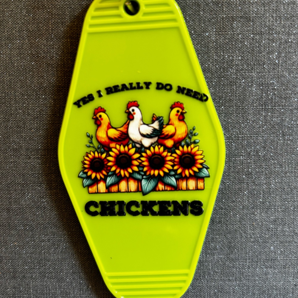 Colorful Chicken-Themed Keychains - Picture 5 of 9